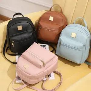 여성 미니 백팩 데일리 여행 작은 가방