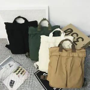 투웨이 캔버스 백팩 캐주얼 데일리 가방