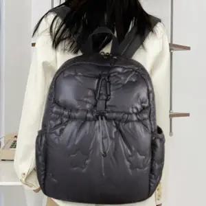 퀼팅 백팩 스트링 누빔 캐주얼 가방