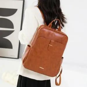 여성 사각 고급 직장인 여행용 노트북 가방 대용량 백팩