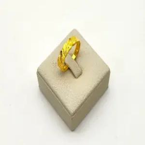 24K 순금 1돈 와이드 텍스처 반지