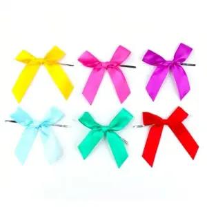 311B] 공단 리본 포장 빵끈 (100개세트)