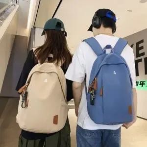 블랙 우주인 키링 A자수 심플 백팩 ELG-273