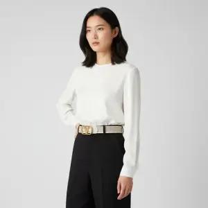 25FW 여성 브이로고 시그니처 벨트 7W2T0SS4 BLD BK3 25F)