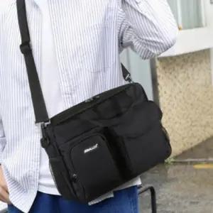 캐주얼 투포켓 크로스백 출근 보조 가방