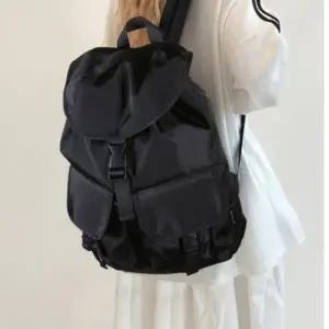 학생 빅 포켓 백팩 버클 데일리 가방