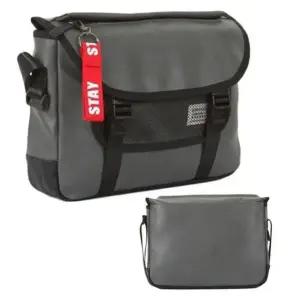 ( )인기 보조 크로스백 학생 가방 포켓 메신저백 그레이