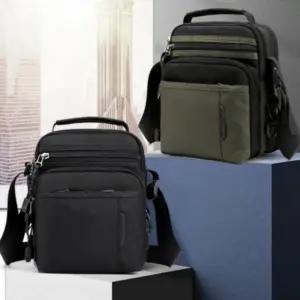 남성 가벼운 크로스백 여행 보조 가방