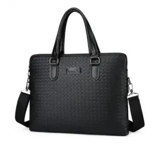 (색상 블랙)패턴 남성 서류 가방 고급 직장인 노트북 가방