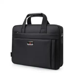 (색상 블랙)블랙 노트북 가방 비즈니스 남성 서류 가방