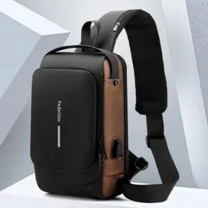 ( )슬링백 가슴가방 남성 패션 크로스백 외출용 어깨가방