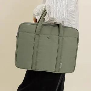 [옷자락]남성 여성 노트북 나일론 회사원 생활방수 토트백