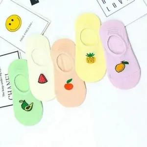 후르츠 5족세트 여름 면양말 유아동양말세트 어린이 봄 준캡 페이크삭스 신상 아동양말