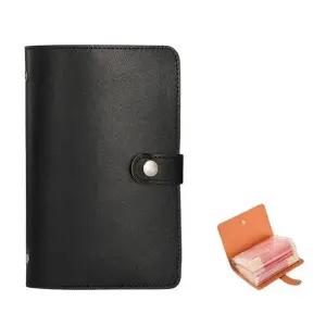 [옷자락]남자 여자  바인더 지폐 보관 다이어리 지갑