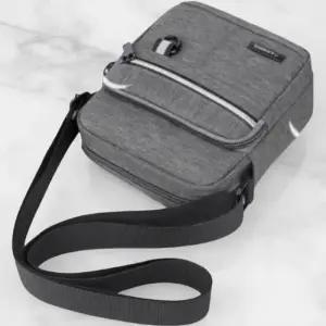 [옷자락]남성 캐주얼 심플 지퍼 사각 옥스포드 크로스백