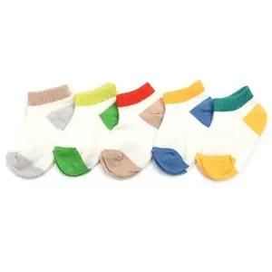 크레용망커즈 5켤레  아동 발목 여름 양말 세트 유아 아기 남아 여아 어린이 초등학생 주니어