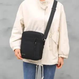 [옷자락]남성 스트리트 패션 옥스포드 경량 사각 크로스백