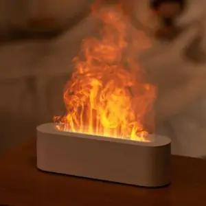 침실가습기 슬림 불멍가습기 실내 캠핑 분위기 조명가습기 DQ709