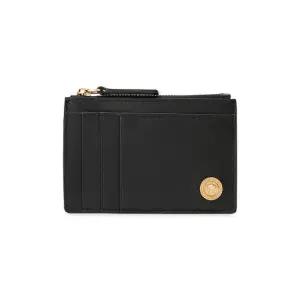 MUST IT_ 남성 메두사 로고 지퍼 블랙 카드지갑 1006197 1A03190 1B00V