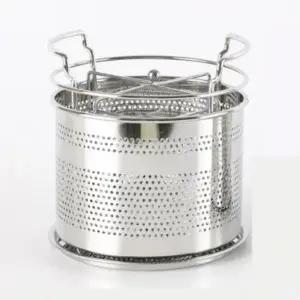 ( )타공 수저통 원형 스텐 칸막이 꽂이 수저 정리함 대