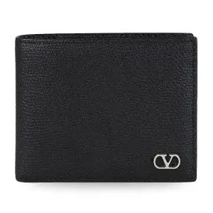 MUST IT_ 남성 V로고 레더 반지갑 블랙) 7Y2P0AP3UAG 0NO