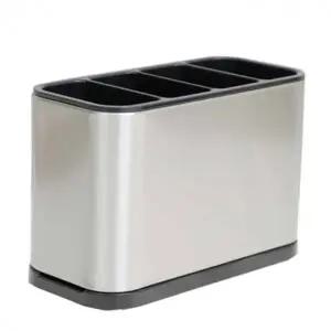 ( )스텐 스푼 버켓 수저통 4구 수저정리 예쁜수저통