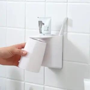 (옵션 화이트)욕실 정리 칫솔통 칫솔홀더 양치컵 걸이 세트