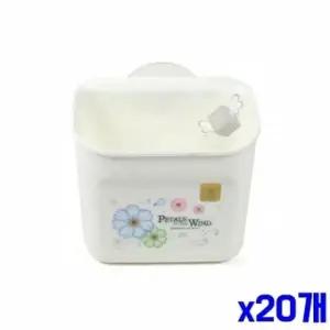 ( )WL 튼튼한 물빠짐 다용도 수납통 소 x20개 욕실소품정리