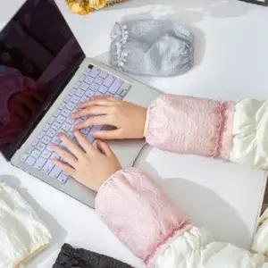 공방팔토시 방수 팔토시 플라워레이스 여성용