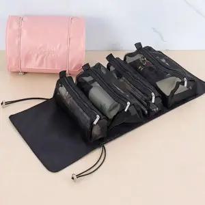 4in1 분리형 여행 수납파우치 화장품 세면도구 캠핑 여행 가방 수납