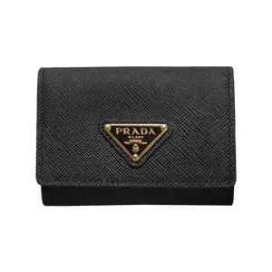 MUST IT_ 사피아노 반지갑 3단형 1MH042 QHH F0002 블랙 트라이앵글