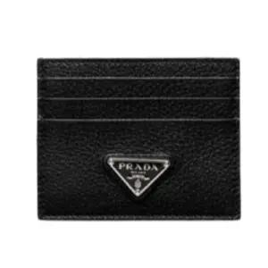 MUST IT_ 사피아노 삼각로고 카드지갑 블랙 공용 지갑 2MC025 2E54 F0002