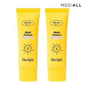 메디올 장벽케어 선크림 50g 2개 SPF50+ PA++++ /무기자차 마일드선크...