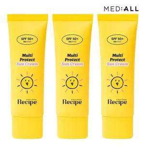 메디올 장벽케어 선크림 50g 3개 SPF50+ PA++++ /무기자차 마일드선크...