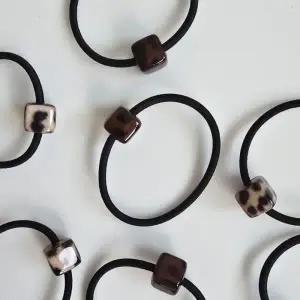 아트박스/다잇템 여자 포인트 클래식 호피 쁘띠 머리끈