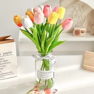 고급 인테리어조화 꽃세트 유리화병 포함 거실 장식 빈티지 오브제