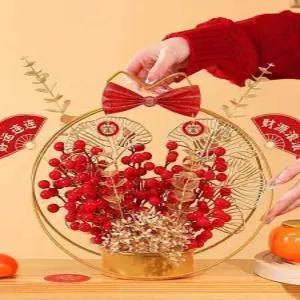 생화같은 조화꽃 바구니 장식 예쁜 플라워소품 거실 테이블 데코