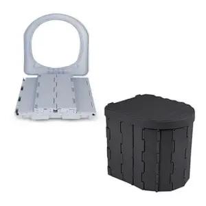 엄마선물 이동식 타원형 변기/ 간이 화장실/ 차박 접이식변기통