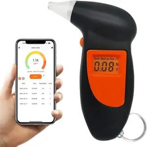 KT-68B 케톤 호흡 측정기 - 케토 및 저탄수화물 다이어트를 위한 아세톤 측정 스마트폰 호환 2 1.5V AAA