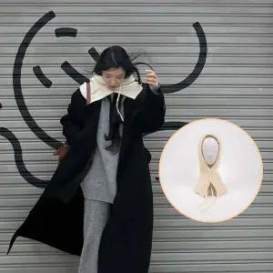 니트 후드넥워머 바라클라바 아이보리