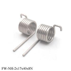 맞춤 와이어 2mm 외경 17mm 스테인레스 스틸  스프링 산업용 액세서리 헤비 듀티 오른쪽 및 왼쪽