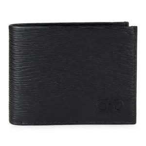 MUST IT_페레가모 남성 더블 간치니 로고 레더 반지갑 블랙챠콜) 66A064 733314