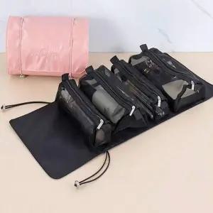 4in1 분리형 여행 수납파우치 화장품 세면도구 캠핑 여행 가방 수납