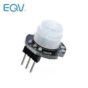 미니 모션 센서 감지기 모듈 SR602 초전기 적외선 PIR 키트 스위치 브래킷, Arduino Diy용 렌즈 포함