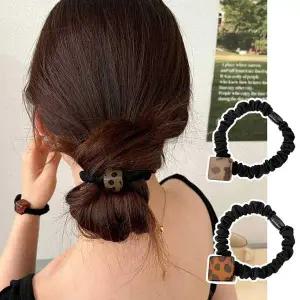 [콩심팥심]도트 큐브 헤어끈 2개