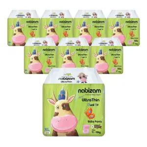 나비잠 기저귀 울트라씬듀얼핏 썸머팬티 특대형(XL) 26매x8팩