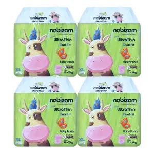 나비잠 기저귀 울트라씬듀얼핏 썸머팬티 특대형(XL) 26매x4팩