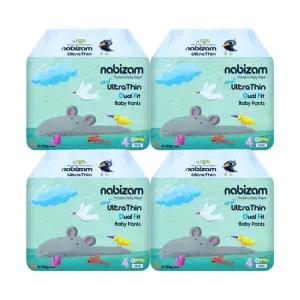 나비잠 기저귀 울트라씬듀얼핏 썸머팬티 대형(L) 30매x4팩