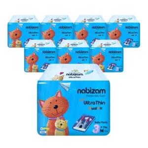 나비잠 기저귀 울트라씬듀얼핏 썸머팬티 중형(M) 32매x8팩