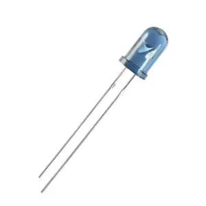 uxcell 10pcs 5mm 940nm 적외선 방출 다이오드 DC 1.35V LED IR 투명 파란색 원형 헤드 TSAL6200